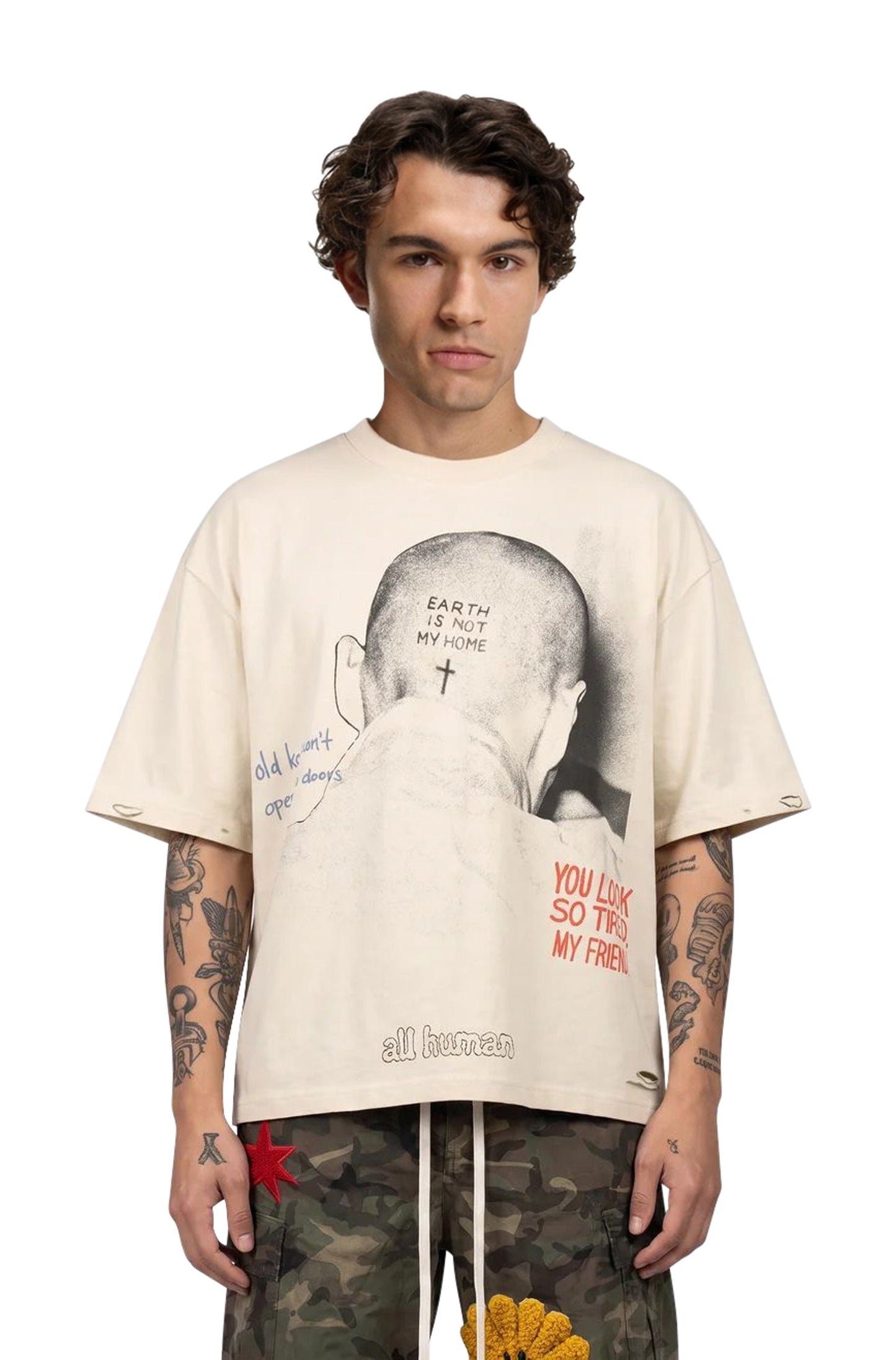 All Human Maybe Tomorrow Tee - Cream