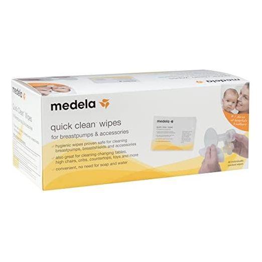 Medela Quick Clean Breast Pump And Accessories Wipes - 40 Count