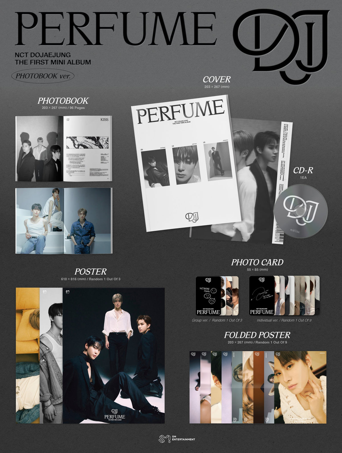 NCT Dojaejung 1st Mini Album - Perfume (Box/Photobook Version)