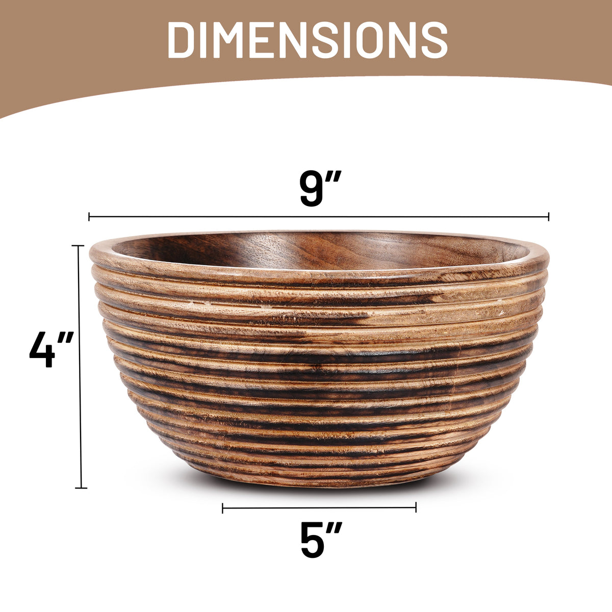 Darma Valley Mangowood Decorative Bowls - Osadia Concept Store