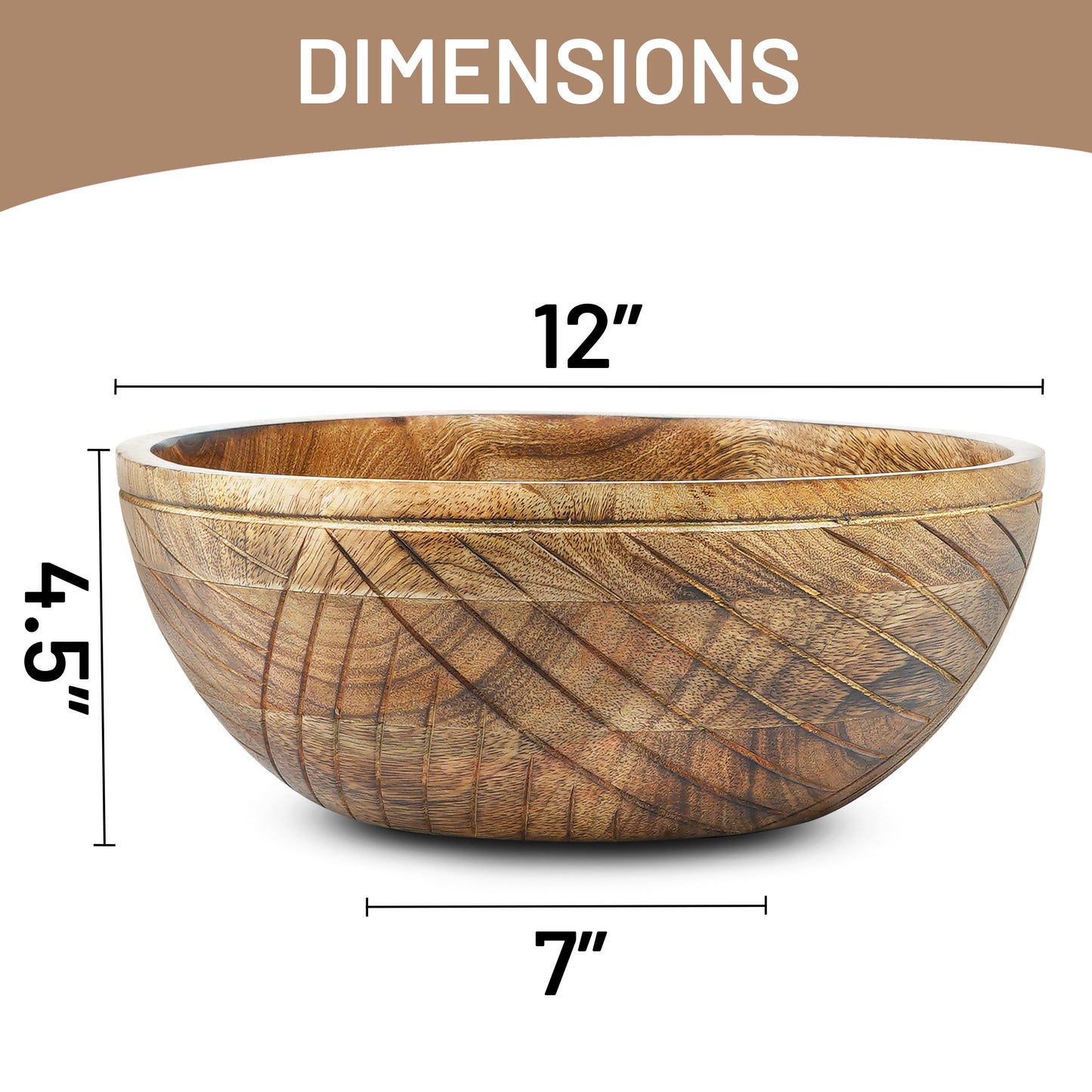Jai Valley Mangowood Decorative Bowls
