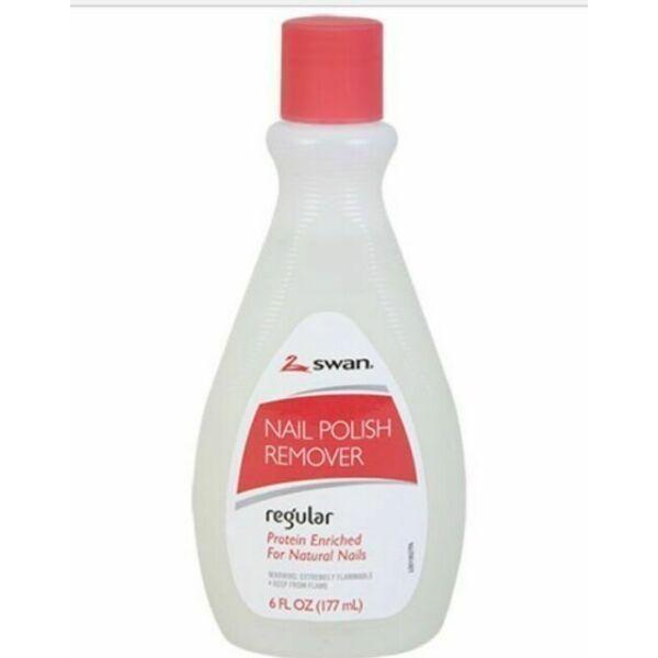 Swan Nail Polish Remover Regular Protein Enriched For Natural Nails 6 oz