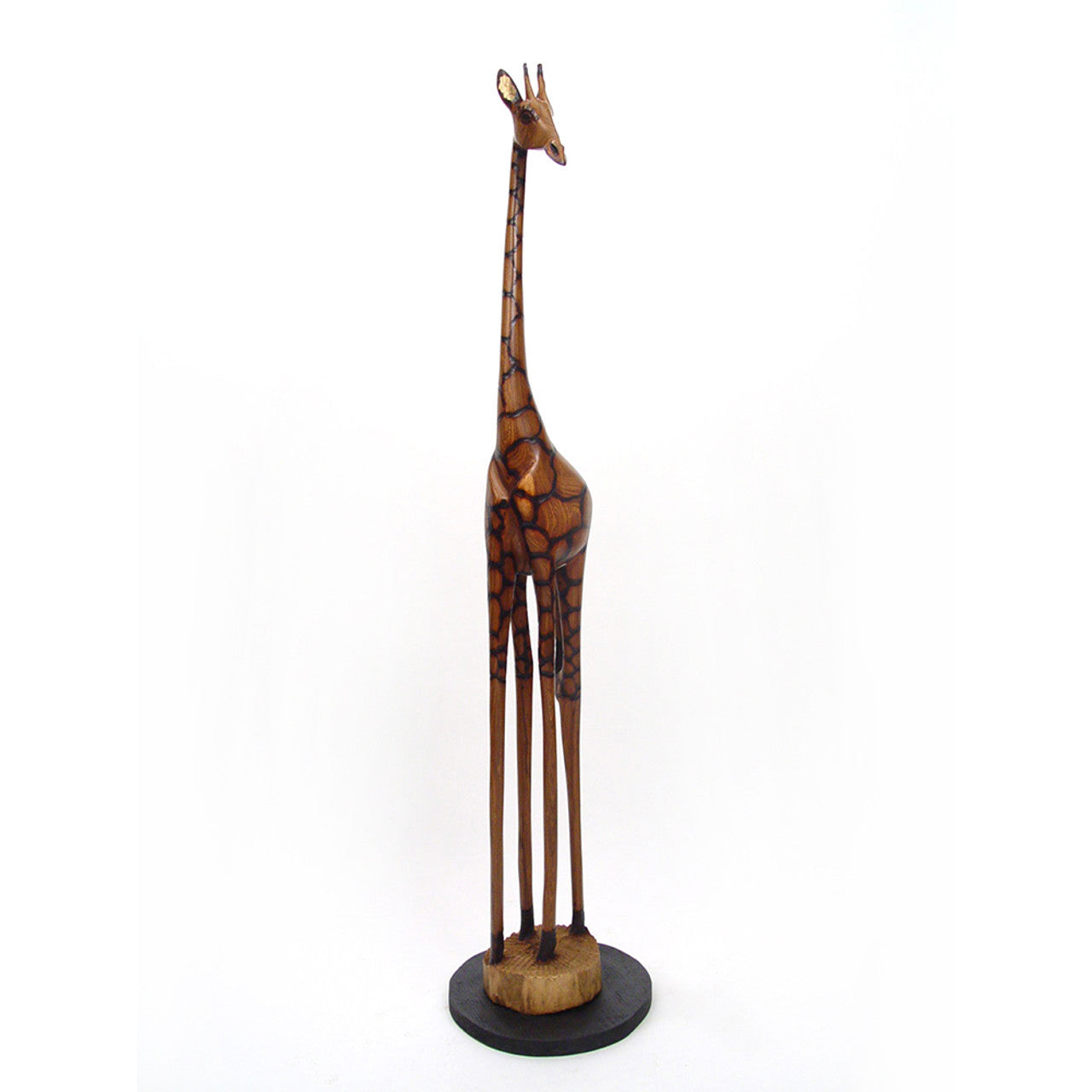 36" Olivewood Giraffe