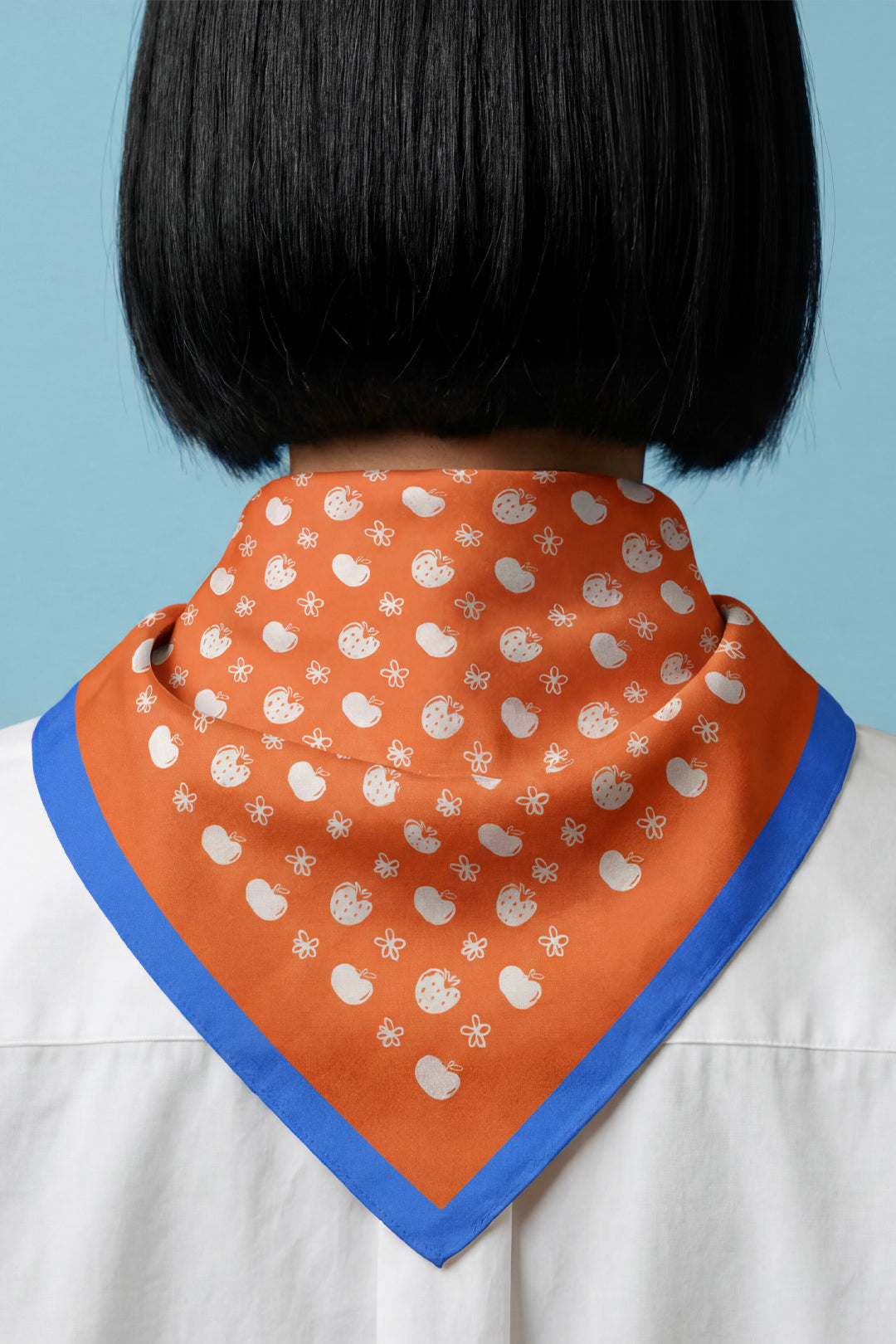 Tiny Fruits Orange Cotton Bandana
