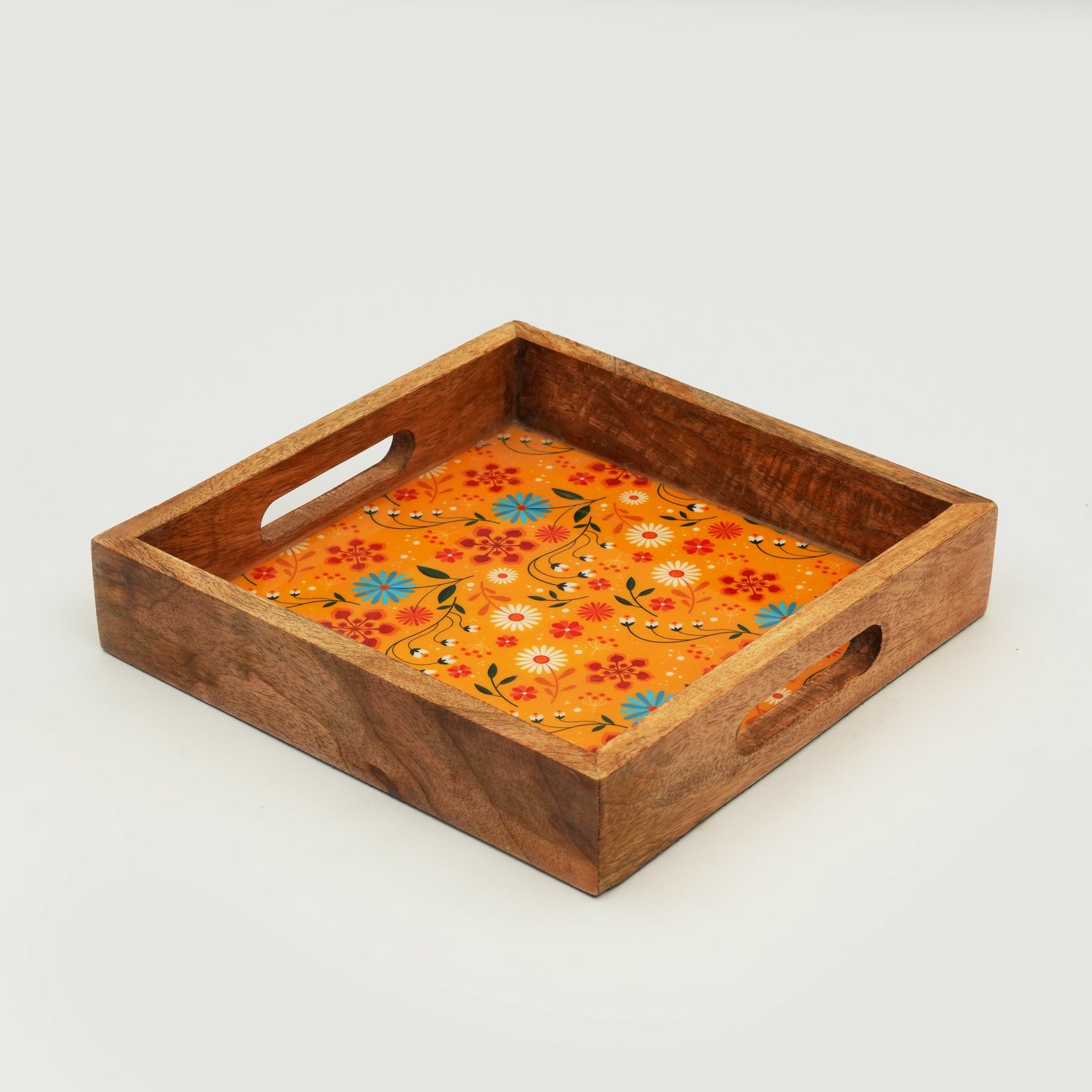 Sunburst Bloom Inlay Tray
