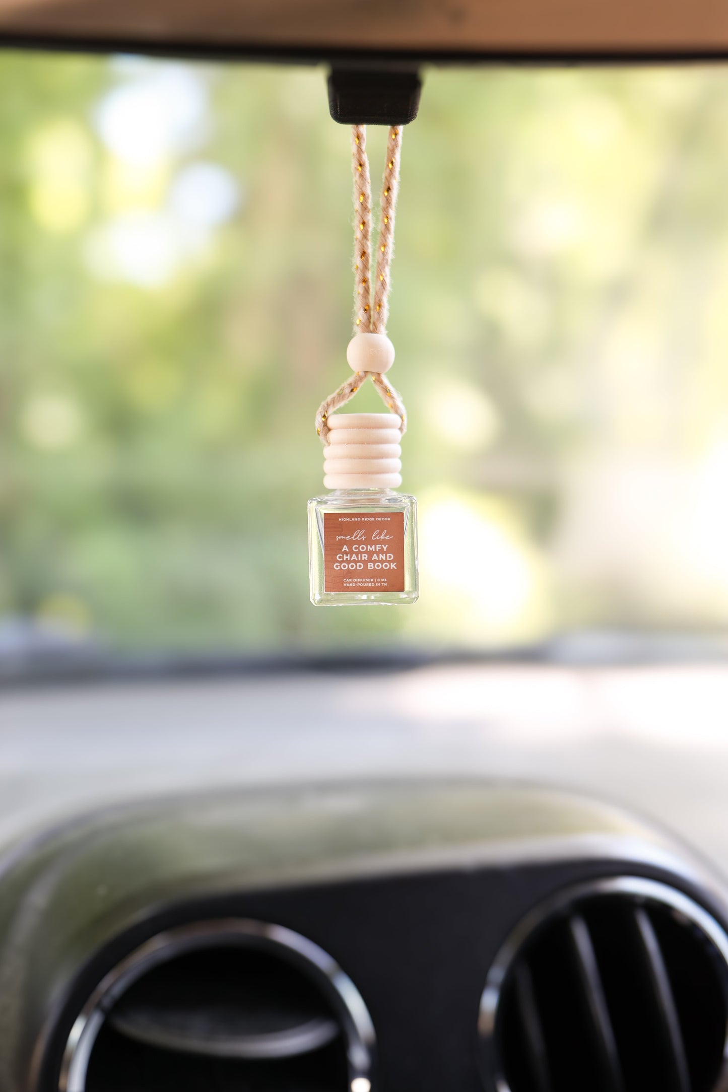 A Good Book and Comfy Chair Car Diffuser