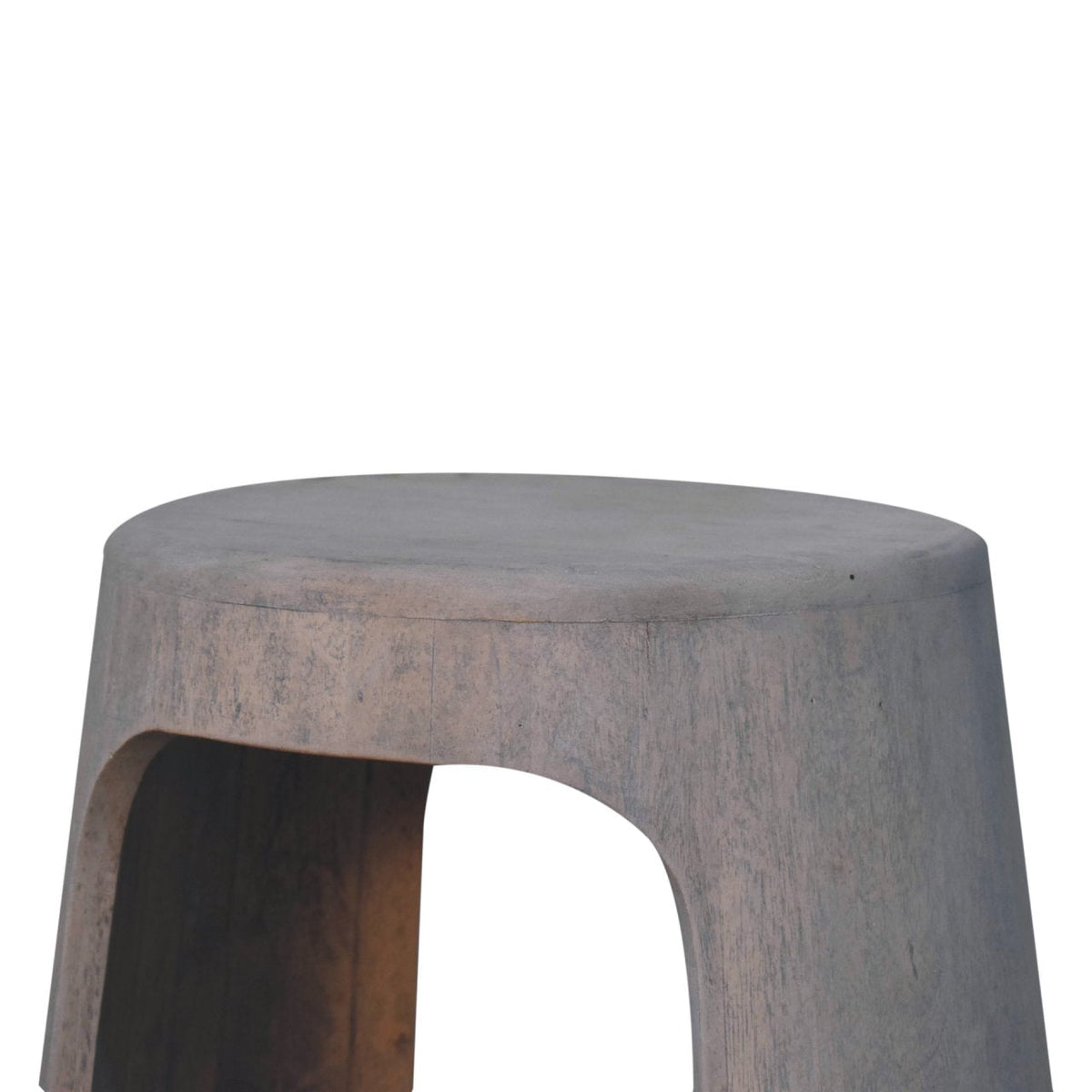 Solid Wood Acid Wash Side Table