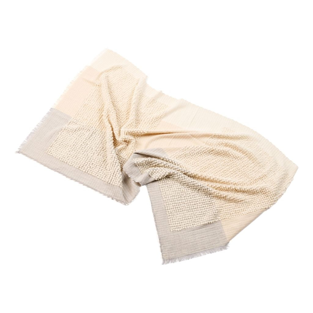 Butterscotch Handloom Hand Knotted Textured Plush Merino Throw