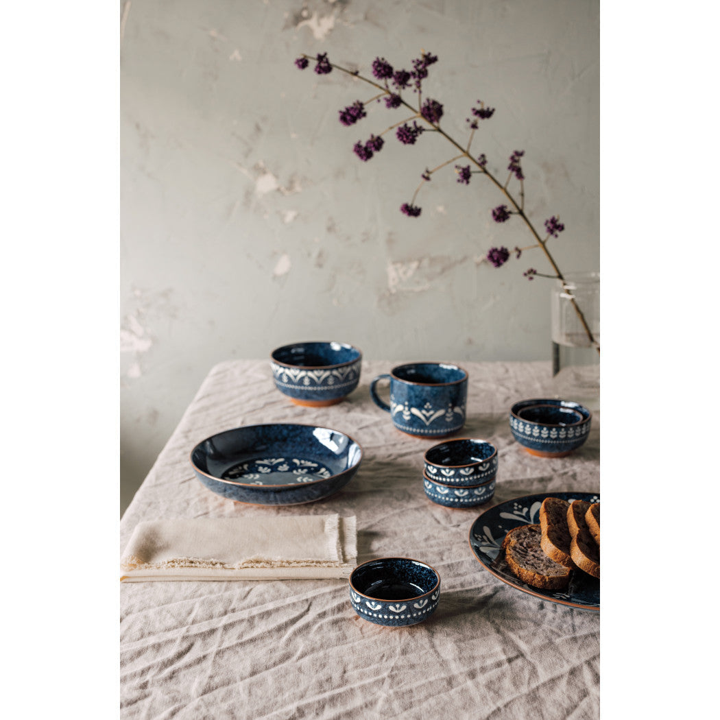Set of 6 Nightbloom Dessert Bowl 4.5 Inch