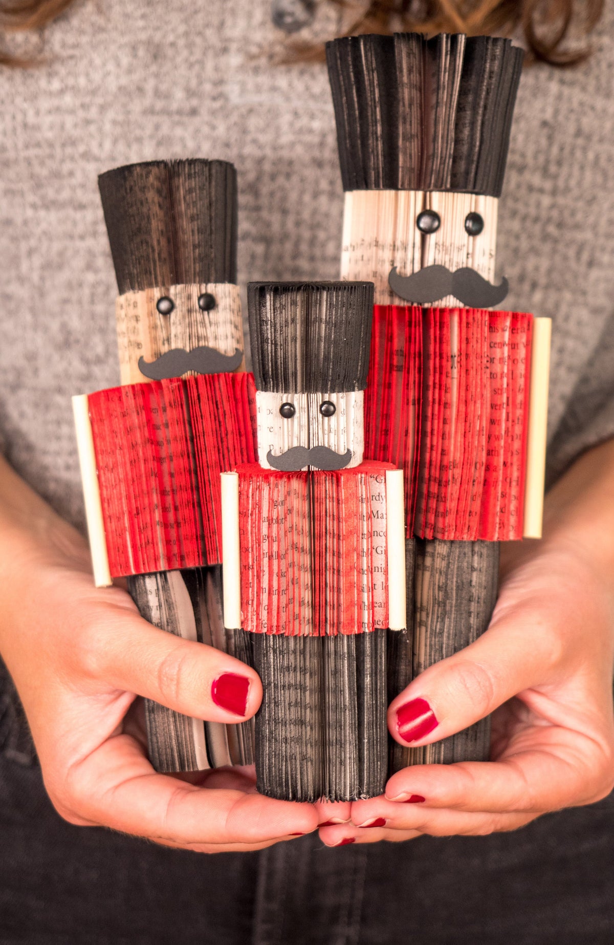 Nutcrackers-Christmas Book Decor
