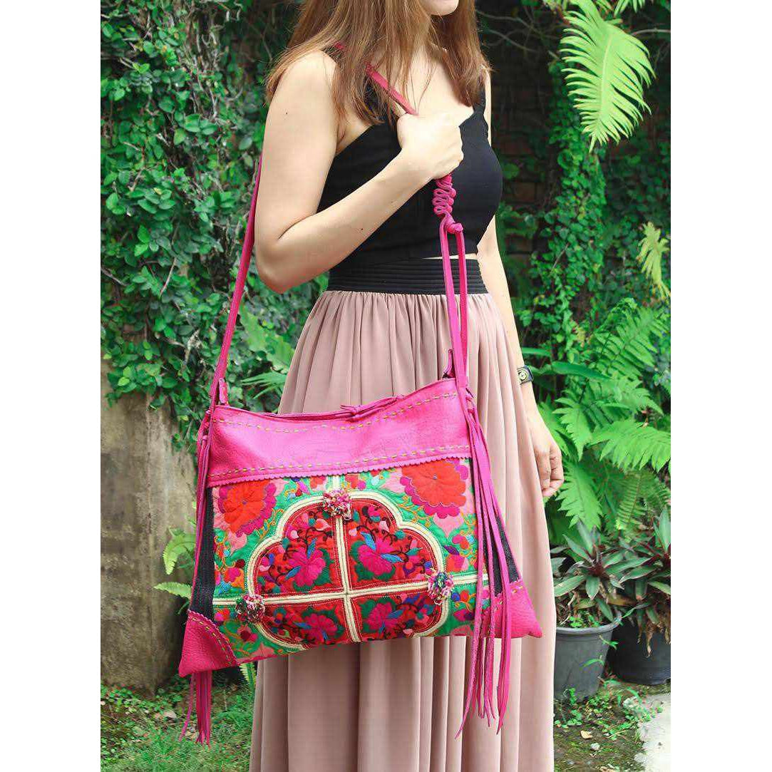 Vintage One of a Kind Crossbody Bag - Thailand
