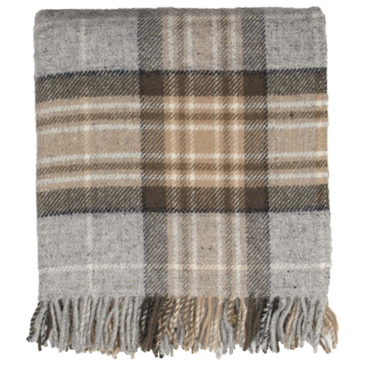 Highland Tweeds Pure New Wool Fluffy Throw ~ McKellar ~ - Osadia Concept Store