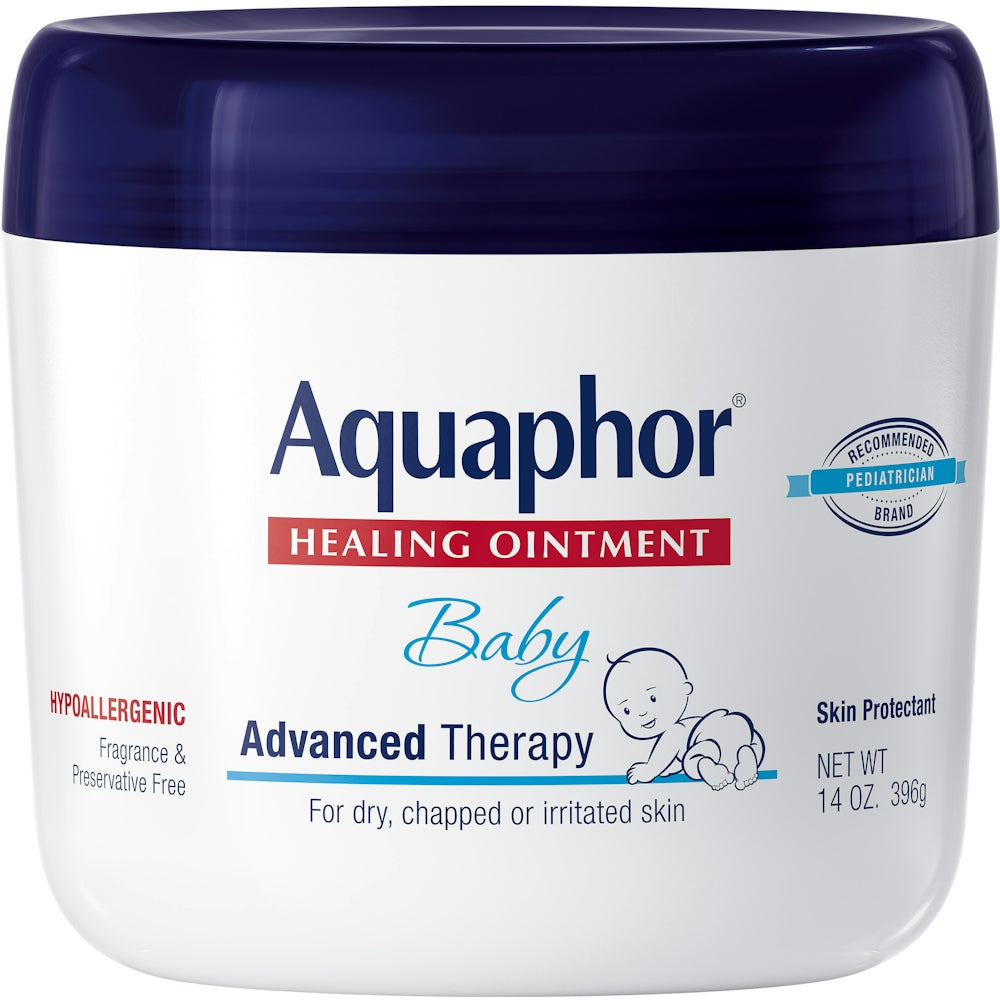 Aquaphor Baby Advanced Therapy Healing Ointment Skin Protectant Jar
