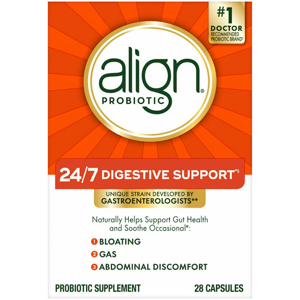 Align Probiotic Daily Digestive Health Supplement Capsules