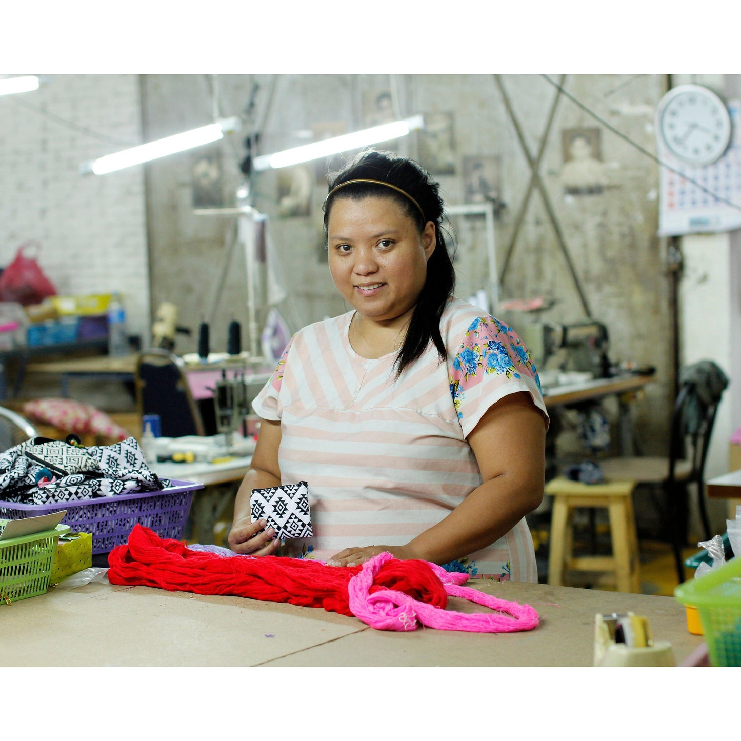 Embroidered Coin Purse Florals and Geometrics Assorted - Thailand