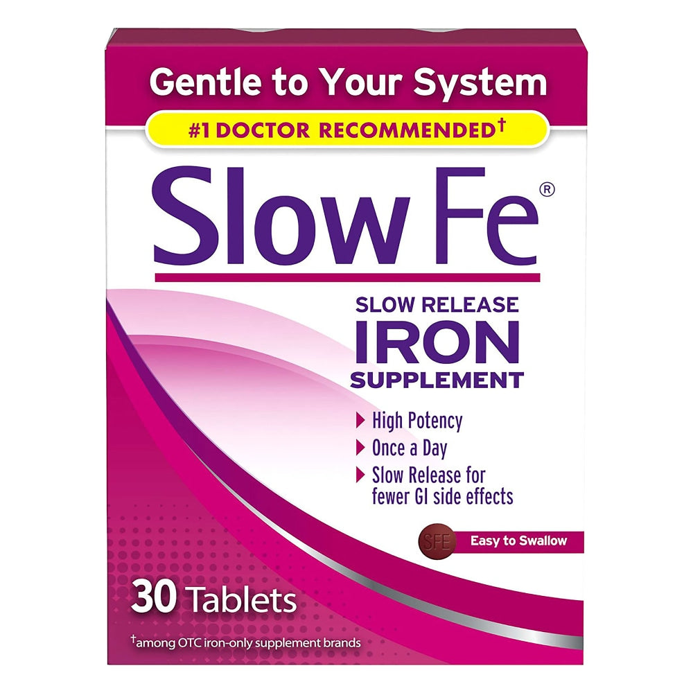 Slow Fe Release Iron Supplement Tablets