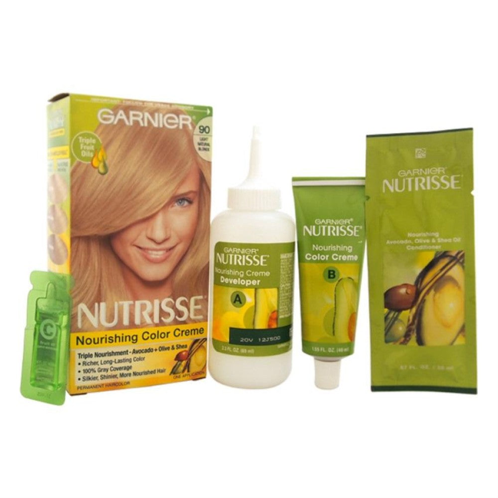 Nutrisse Nourishing Color Creme Permanent Haircolor, Light Natural Blonde 90