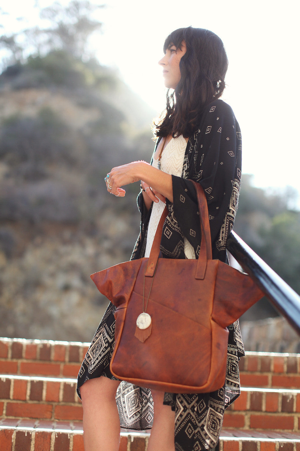 Winged - Black with Red Straps