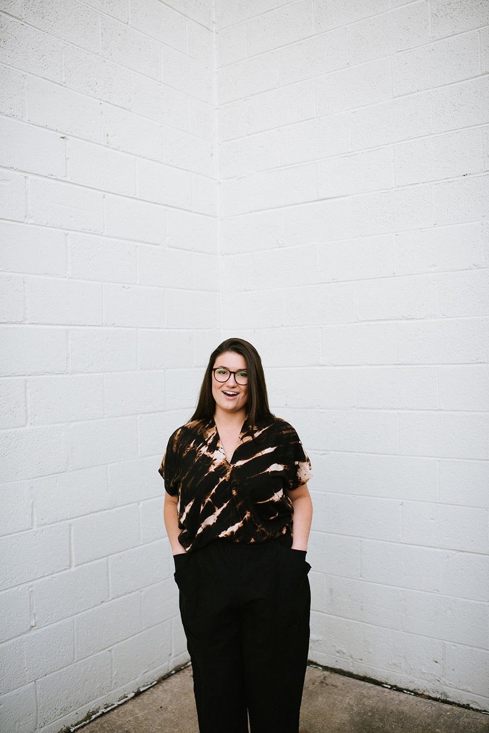 Hand Dyed Zero Waste Silk Market Top