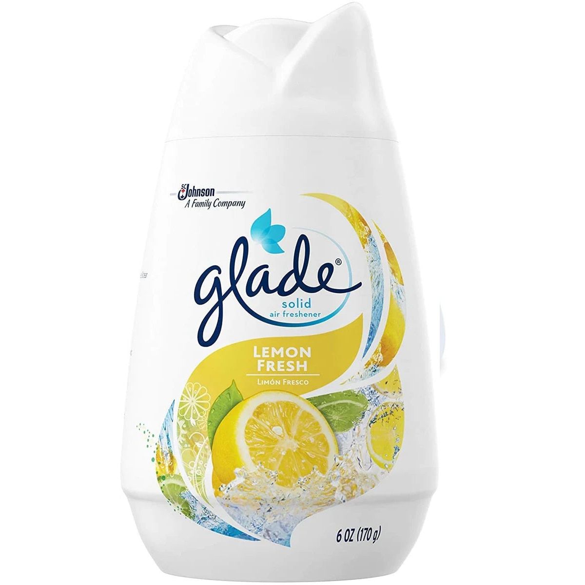 Glade Solid Air Freshener, Lemon Fresh, 6 Oz