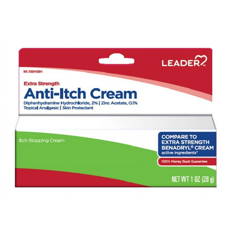 Leader Anti-Itch Cream, Extra Strength, 1 Oz