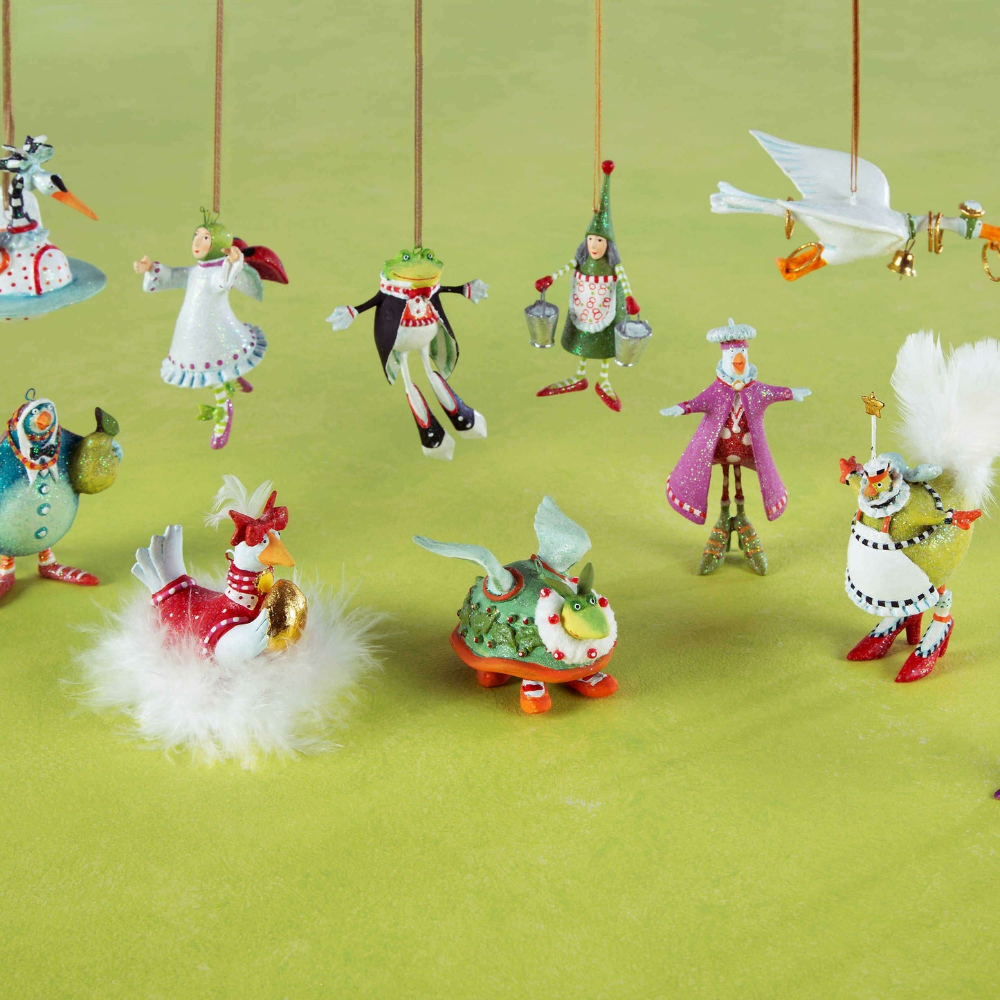 12 Days MINI Ornament by Patience Brewster — Six Geese a-Laying