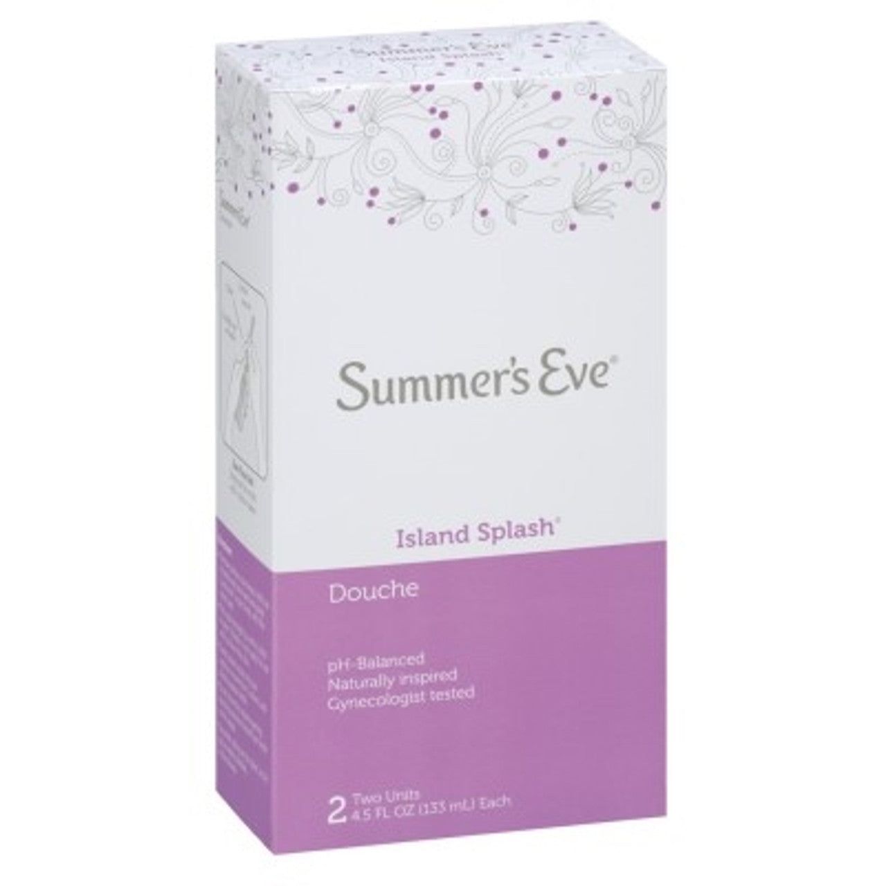 Summer's Eve Douche, Island Splash, 2 Units, 4.5 Oz Each