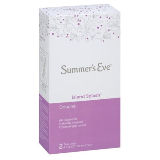 Summer's Eve Douche, Island Splash, 2 Units, 4.5 Oz Each