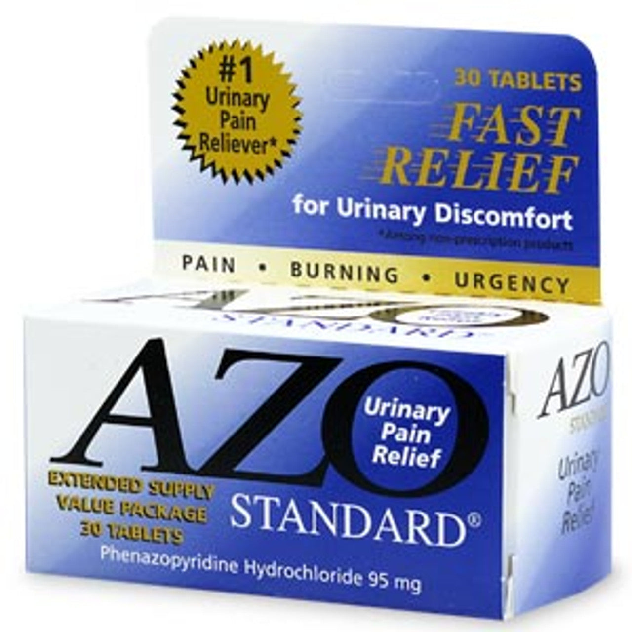 AZO Urinary Pain Relief, 95 Mg, Tablets, Value Size,30ea