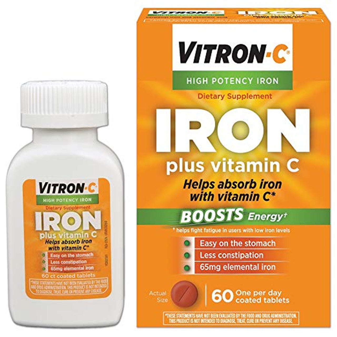 Vitron-C Coated Tablets Plus Vitamin High Potency Iron