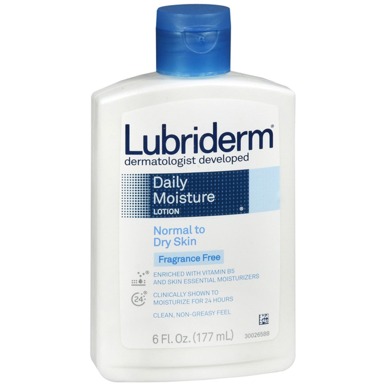 Lubriderm Daily Moisture Lotion For Normal To Dry Skin Fragrance Free 6 Fl Oz