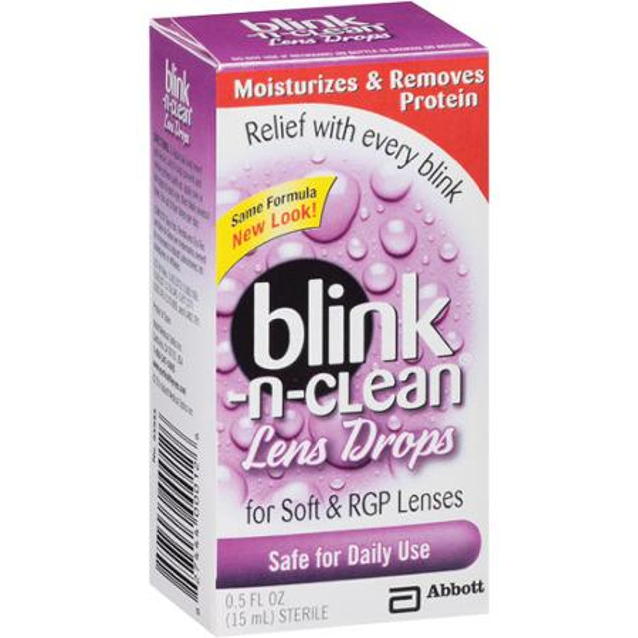 Blink-N-Clean Complete, Lens Drops For Soft Contact Lenses, 15 Ml