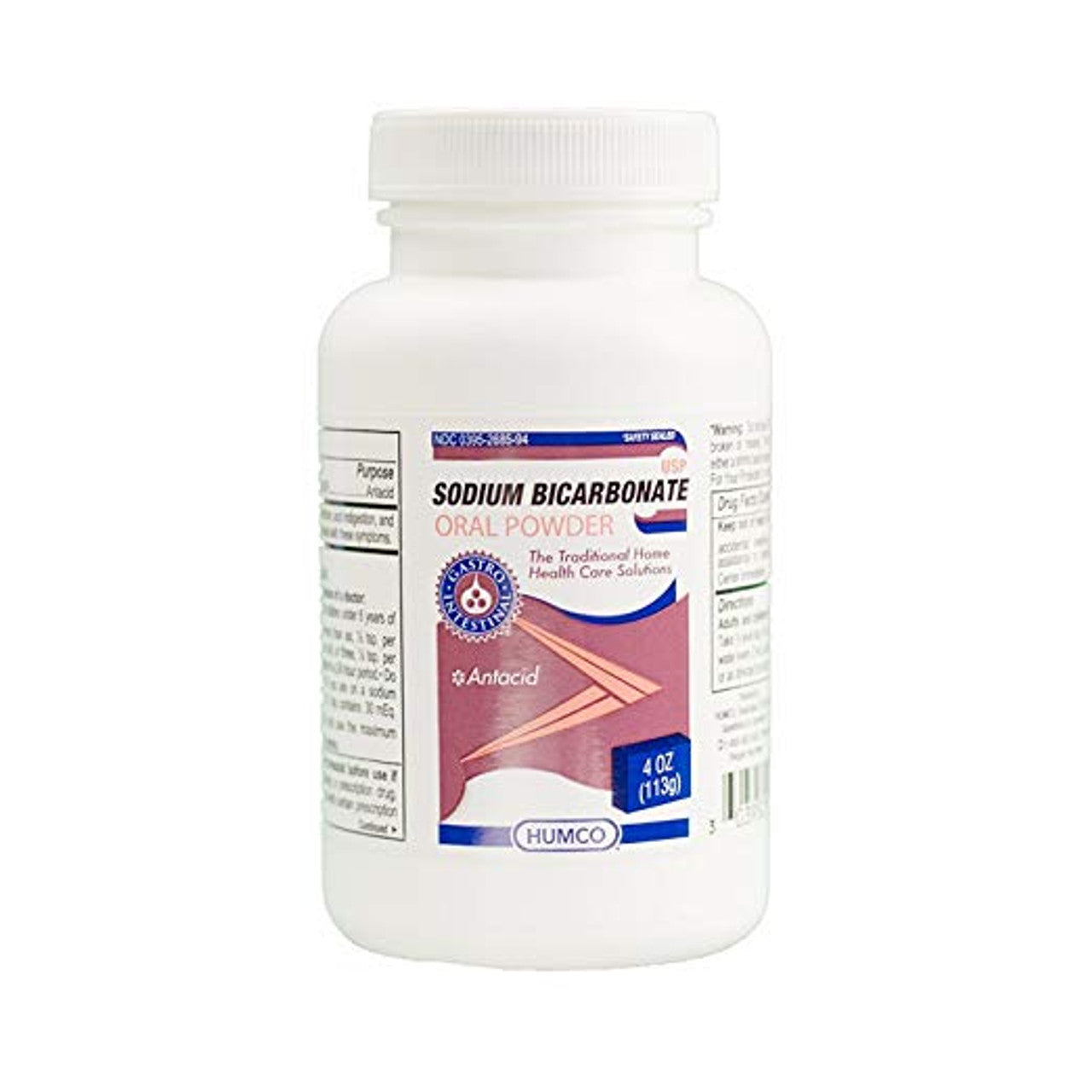 Humco Sodium Bicarbonate Powder 4 Oz