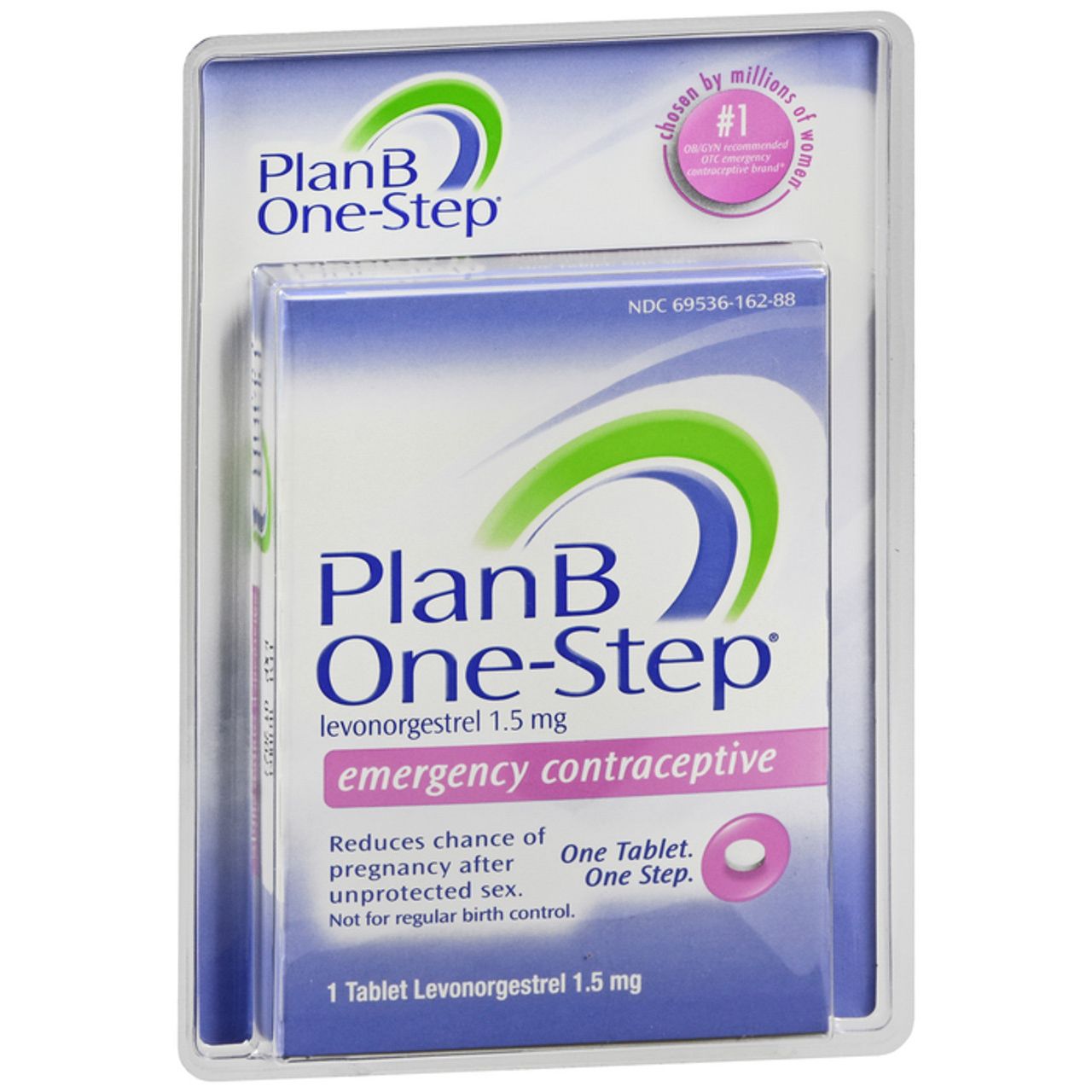 Plan B One Step Emergency Contraceptive, 1.5 Mg, Tablet