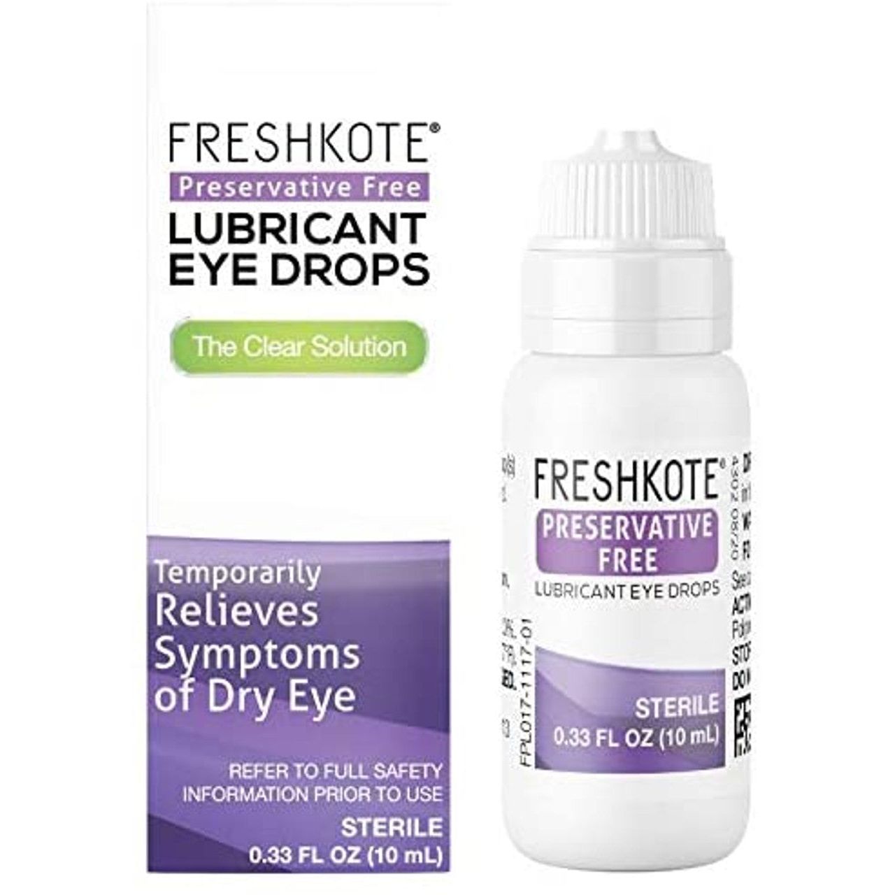 Freshkote Preservative Free Lubricant Eye Drops 10ml
