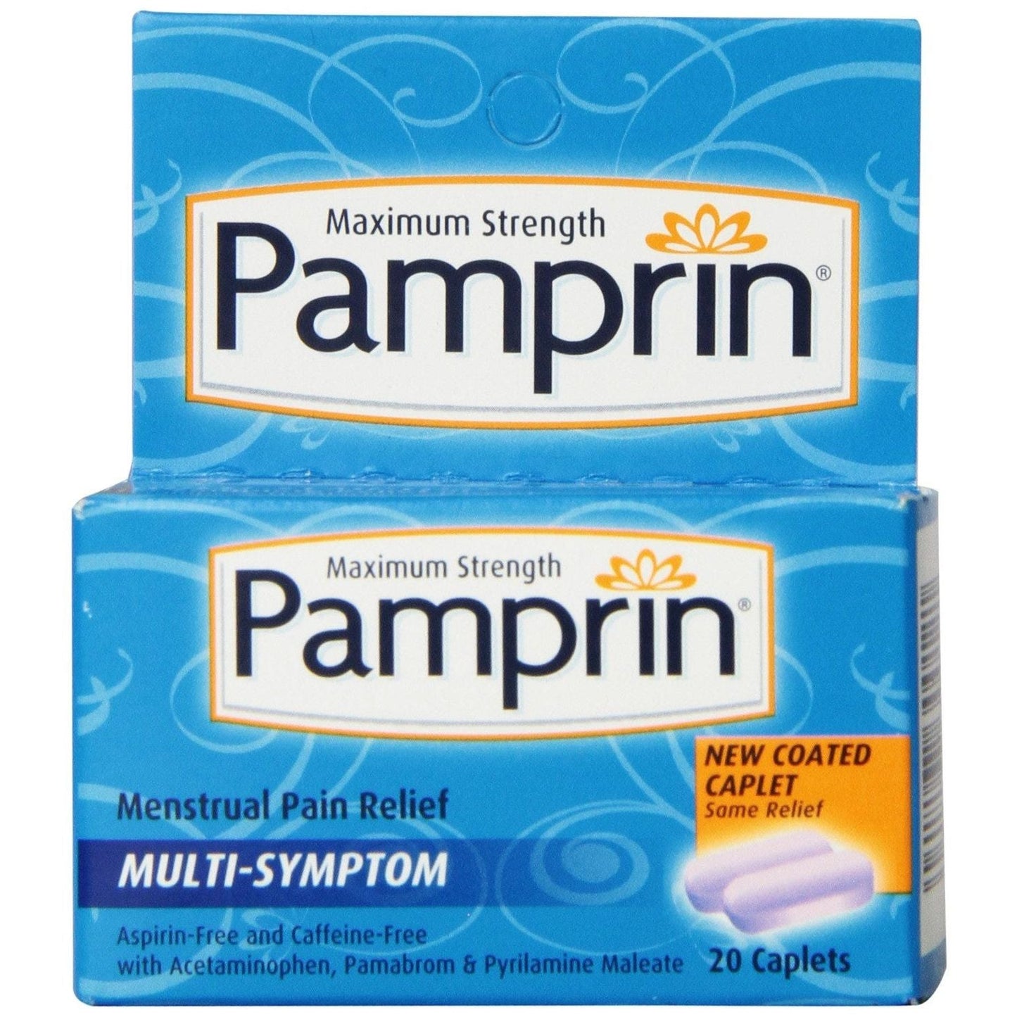 Pamprin Menstrual Pain Relief, Maximum Strength, Caplets