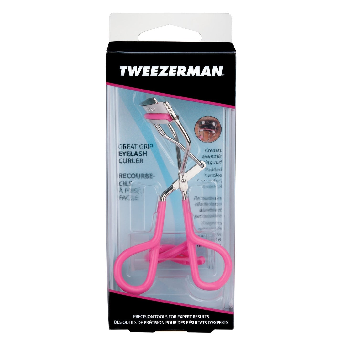 Tweezerman Great Grip Eyelash Curler Neon Pink