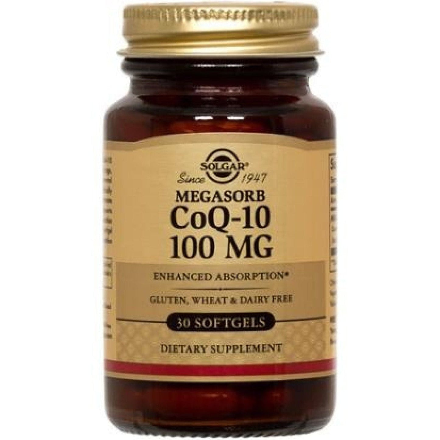 Solgar Coenzyme Q-10 100 Mg, 30 Softgels, CoQ10