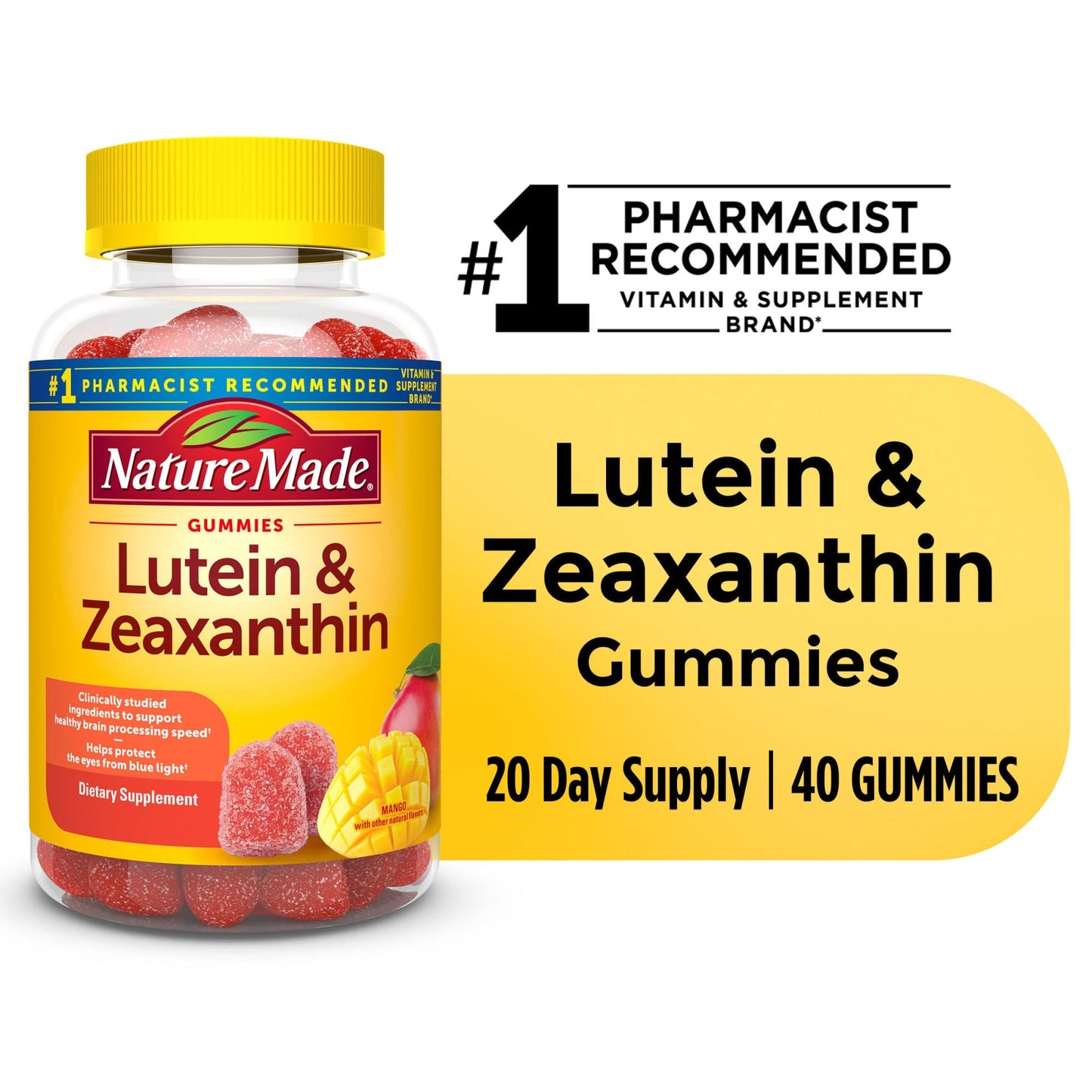 Nature Made Lutein & Zeaxanthin Gummies - 40ct