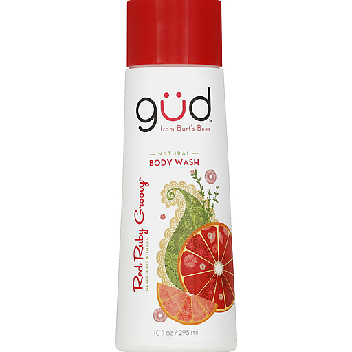 Gud Natural Body Wash Red Ruby Groovy Grapefruit & Thyme