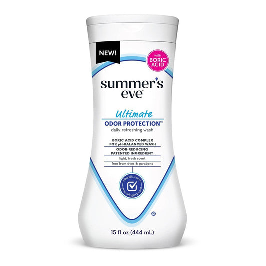 Summer's Eve Daily Refreshing Wash, Odor Protection, Ultimate 15 Fl Oz