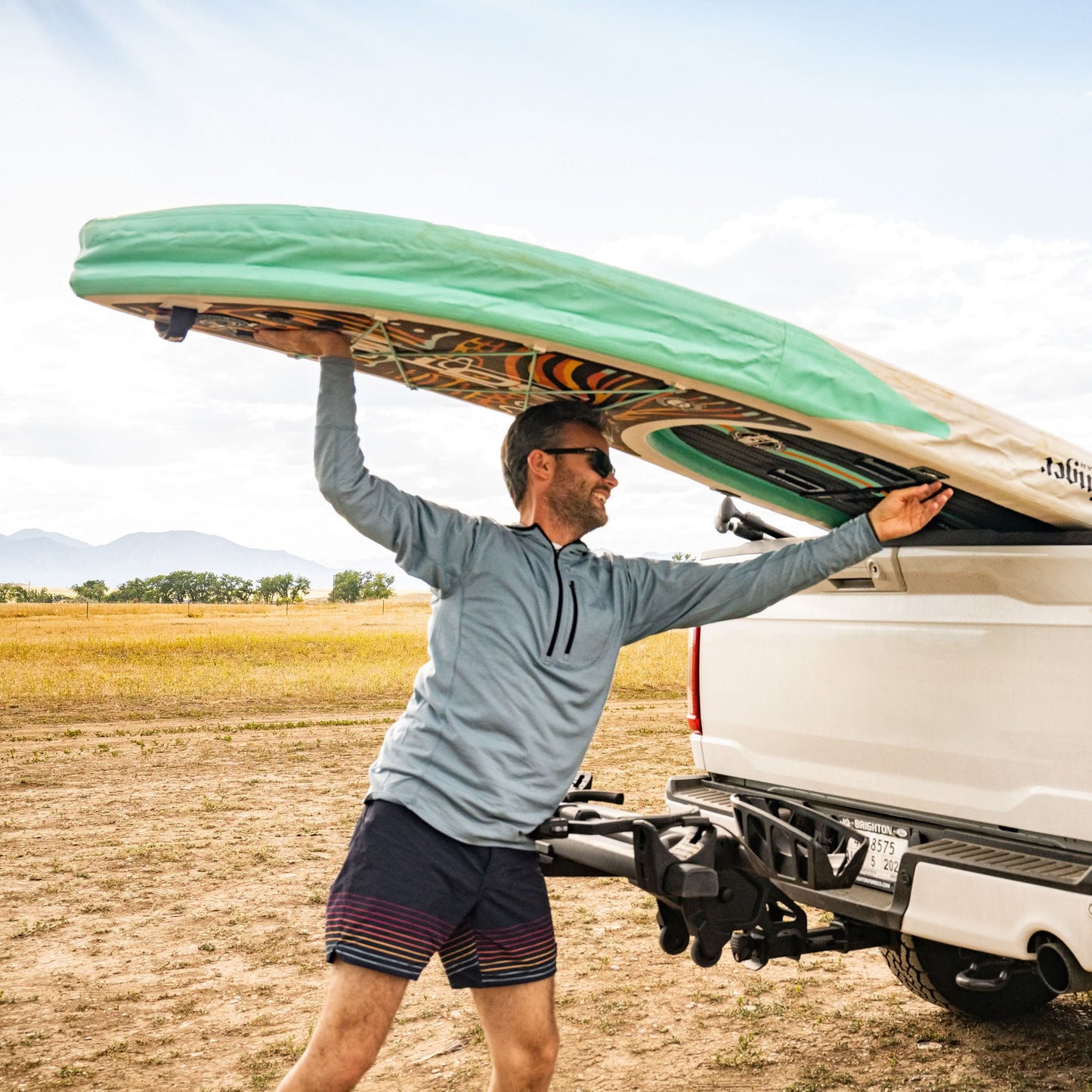 Men's Wool 1/4 Zip Merino Sun Hoodie - Microweight - Osadia Concept Store