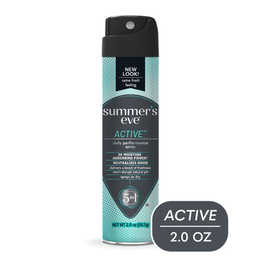 Summer's Eve Active Daily Perfomance Feminine Spray, 2 Oz