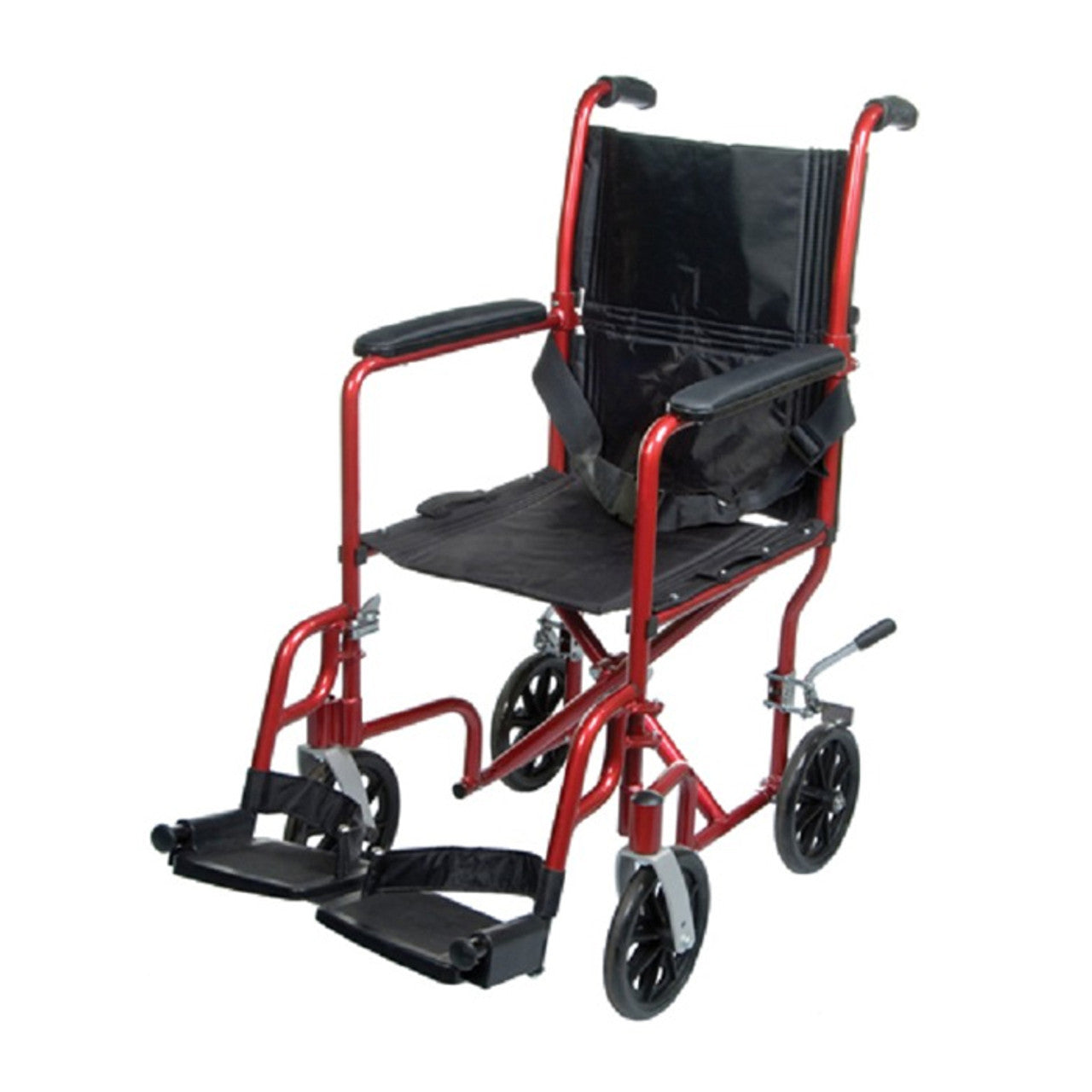 ProBasics Aluminum Transport Chair With Footrests, 19 Inch