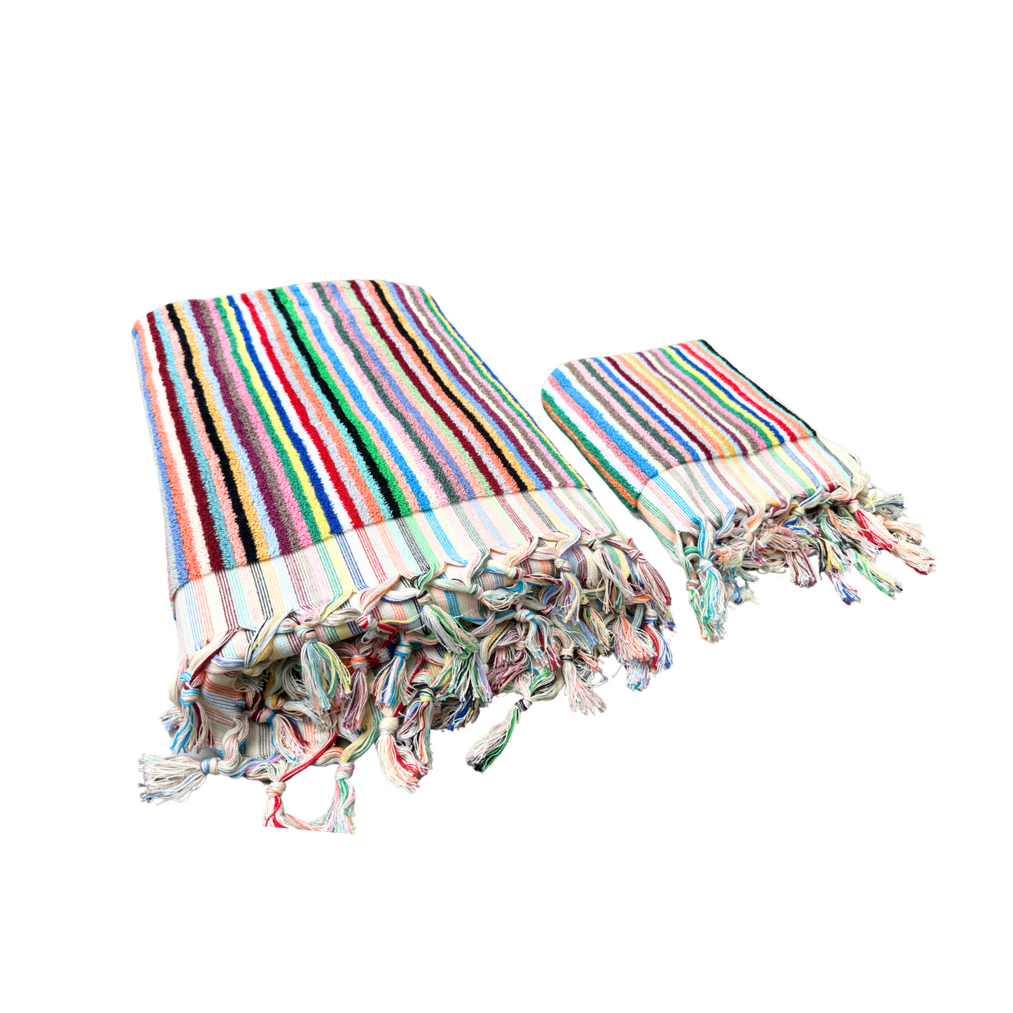 Striped Terry Towel Set