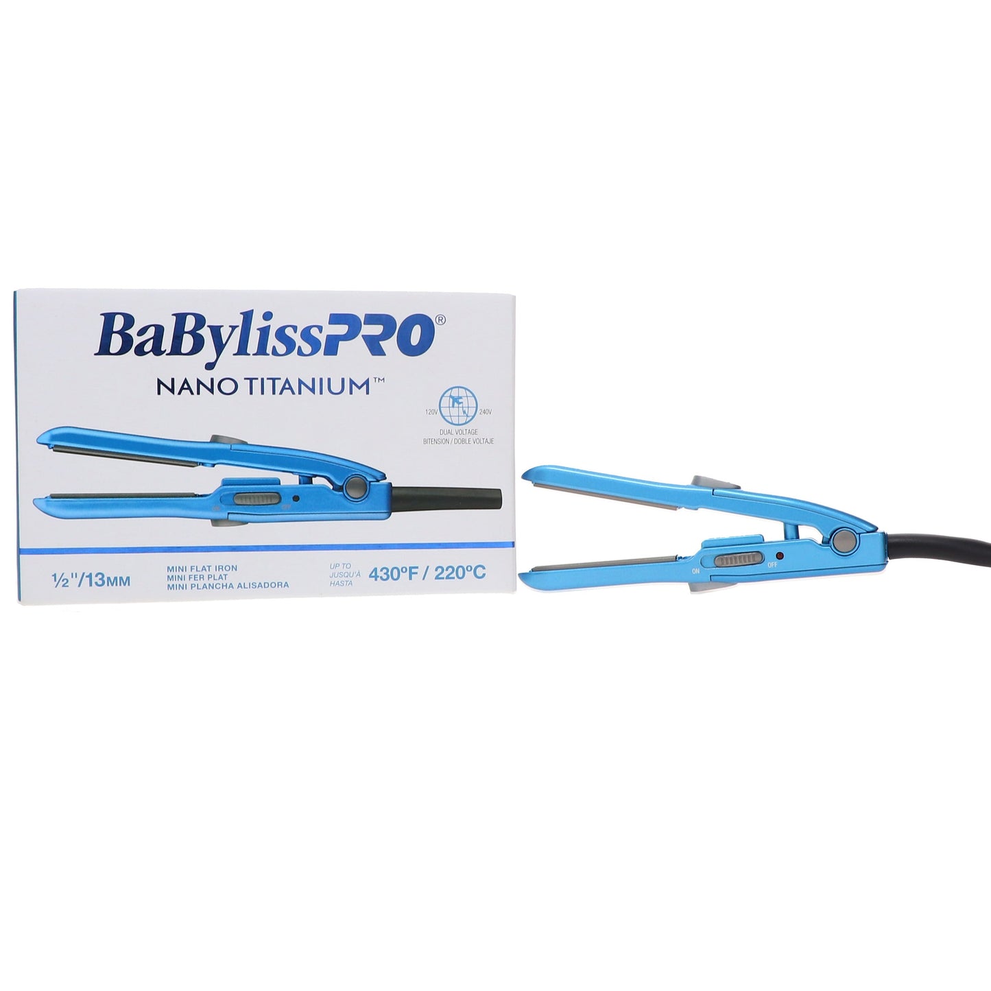 BaBylissPRO Nano Flat Iron Mini 1/2"