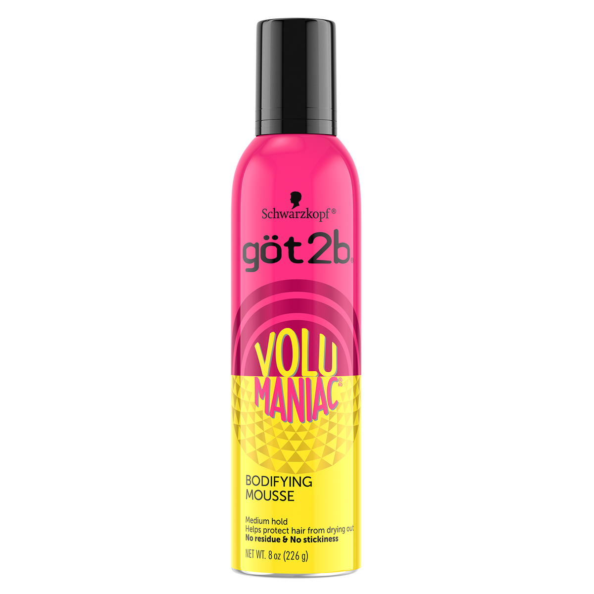 Got2b Volumaniac Bodifying Hair Mousse, 8 Ounce