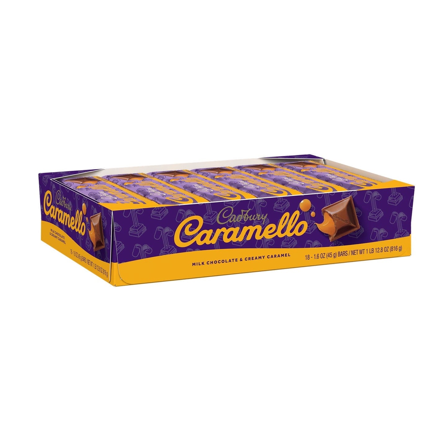 Cadbury Caramello Candy Bars - 18ct Display Box