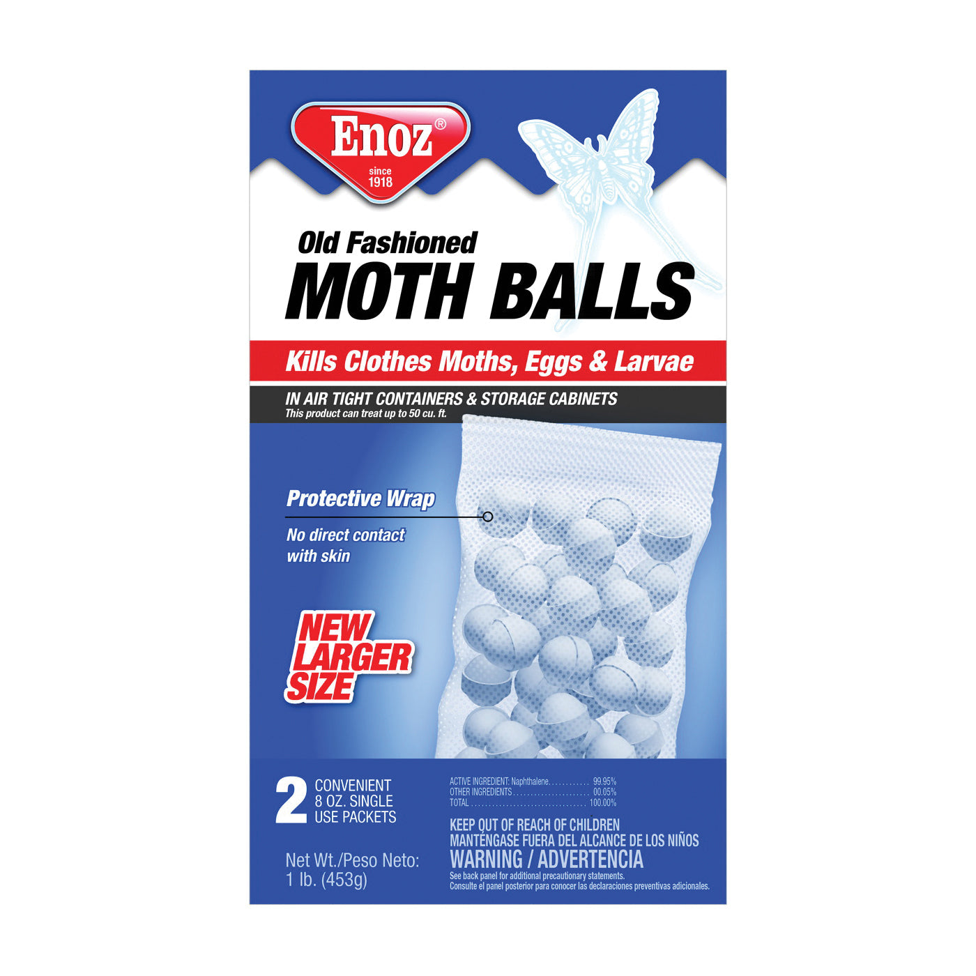 Enoz Old Fashioned Moth Balls Packets
