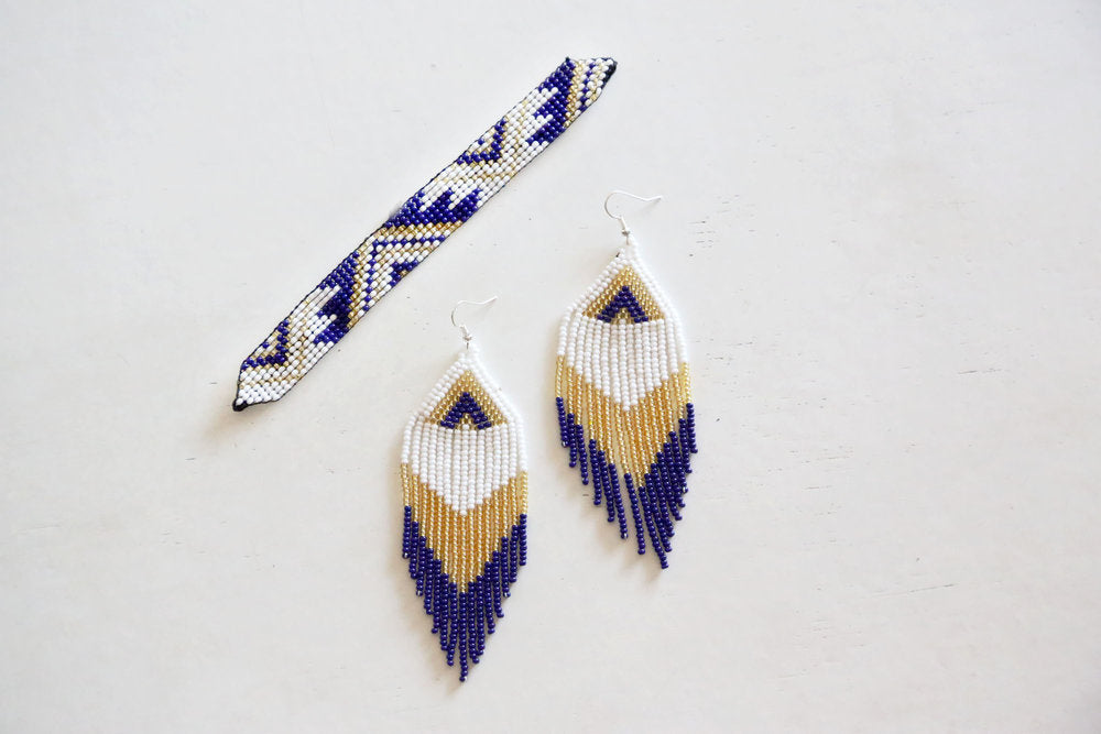 Cobalt Embera Chami Bracelet